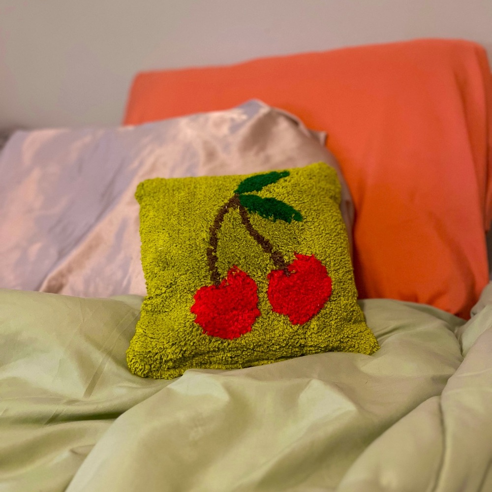 Urban Outfitters Cherry Throw Pillow